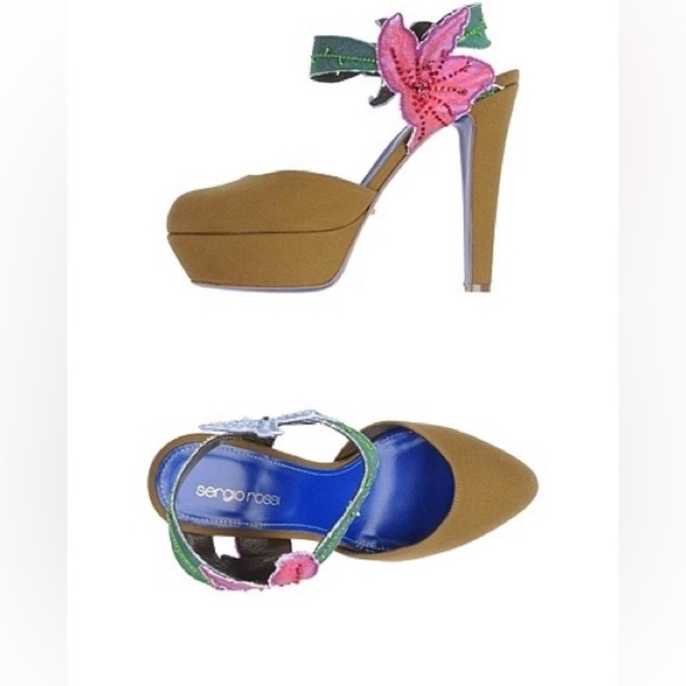 Sergio Rossi Flower Sandal